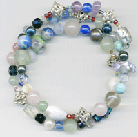 Gemstone rosary bracelet