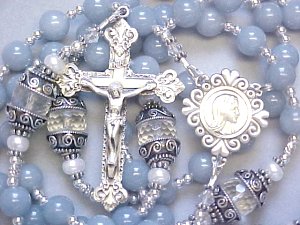 Gemstone rosary bracelet