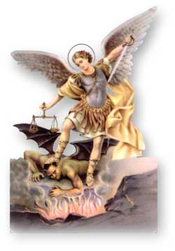 michael saint prayer satan demons angels god fights rosary evil protection hell praying pray forces