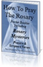 FREE Pocket Rosary Booklets